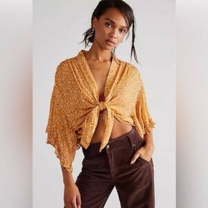 NWOT Free People Calisto Bed Jacket, Size XS